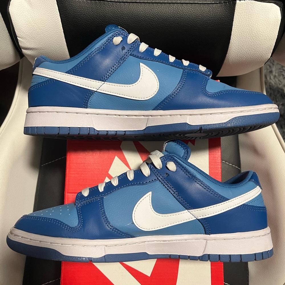 Nike Dunk Low Dark Marina Blue Size 9 Mens - Picture 3 of 10